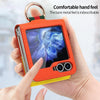 For Samsung Galaxy Z Flip5 VIETAO Metal Ring Card Slot PU Phone Case(Orange Yellow)