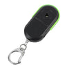 5 Pack Key Finder Locator, Whistle Activated Alarm, LED Light (Green)