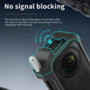 For Insta360 X4 CYNOVA Metal Rabbit Cage + Lens Cover Set Protective Accessories(Black)
