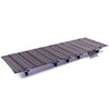 Outdoor Folding Camping Mat Single Bed Portable Aluminium Alloy Sleeping Bed, Size: 180x61x14cm (Blue)