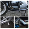 MB-BF006-BK 2 PCS Universal Motorcycle Motor Bike Folding Footrests Footpegs Foot Rests Pegs Rear Pedals Set