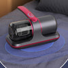 100W 8000 Pa Wireless Charging Mite Removal Instrument Vacuum Cleaner UV Sterilization Machine(Red)
