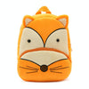 Kids 3D Animal Velvet Backpacks Children Cartoon Kindergarten Toys Gifts School Bags(Fox)