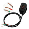 2 PCS Motorcycle Electric Car Modified Accessories Headlight Speaker Over-Car Light Spot Fire Light Multi-Function Self-Locking Switch(Blue Light)