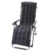 155x48x8cm Thickened Soft Home Recliner Cushions Garden Rocking Chair Cushions(Black)