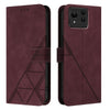 For Asus Zenfone 11 Ultra Crossbody 3D Embossed Flip Leather Phone Case(Wine Red)