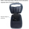 B22 Bicycle EVA Hard Shell Handlebar Bag Touch Screen Waterproof Mobile Phone Bag(Black)