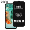 For Samsung Galaxy M05 25pcs High Aluminum Large Arc Full Screen Tempered Glass Film