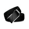 COWATHER CZ025 Men Fashion Business Two-Layer Cowhide Automatic Buckle Belt,Length 110cm(Black)