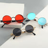 Metal Round Frame Steampunk Retro Sunglasses for Men Women(10)