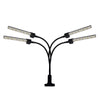 LED Clip Plant Light Timeline Remote Control Full Spectral Fill Light Vegetable Greenhouse Hydroponic Planting Dimming Light, Specification: Four Head UK Plug