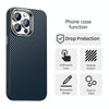 For iPhone 14 Pro Max Carbon Fiber Series IMD Phone Case(Blue)