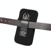 For 6.7-6.9 inch Universal Elastic Material Zipper Waist Bag(Black)