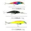 HENGJIA 43 PCS Fly Fishing Lure Set 6 Models Fishing Tackle Plastic Hard Bait Lure Wobbler Carp