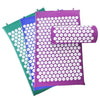 TPE + Sponge Acupuncture Acupoint Pain Relief Acupuncture Massage Pad Yoga Mat + Pillow Set(Green)