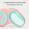 Retractable Dog Leash 5m, Pink - Small/Medium Breeds
