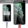 Braided 3A 3 in 1 USB to Type-C / 8 Pin / Micro USB Fast Charging Cable, Cable Length: 1.2m(Red)
