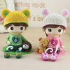 1 Pair Creative Resin Crafts Hanging Feet Adorkable Couple Dolls Ornaments Home Wedding Decoration Gift