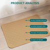 100x67cm Car Pet Injection Pad Waterproof Pad Cat Dog Sofa Waterproof Diapholic Carpet Water Absorbing Pad(Light Grey)