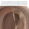 Summer Jazz Hat Mesh Breathable Sunscreen Hat, Size: Large 59-60cm(Black)