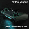 KM048 For PS4 Bluetooth Wireless Gamepad Controller 4.0 With Light Bar(Elegant White)