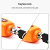Motorcycle Electric Car Aluminum AlloyThrottle Anti-theft Brake Lock(Black)