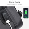 BANGE Men Security USB Chest Bag Portable Outdoor Shoulder Bag(Grey)