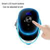 Ice Flower Gradient Rechargeable Low Noise Nail Polishing Machine, Specification: EU Plug (Pink Blue)