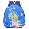 Kindergarten Eggshell School Bag Children Cute Cartoon Backpack(Royal Blue)