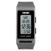 SKMEI 1362 Sports Electronic Watch Fashion Waterproof Countdown Children LED Watch(Grey)