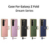 For Samsung Galaxy Z Fold6 VIETAO Dream Series Metal Ring Leather Phone Case(Black)