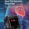 TK11P 1.83 inch IPS Screen IP68 Waterproof Silicone Band Smart Watch, Support Stress Monitoring / ECG (Red)