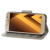 For Galaxy A3 (2017) / A320 Butterflies Embossing Horizontal Flip Leather Case with Holder & Card Slots & Wallet & Lanyard (Grey)