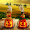 Halloween Pumpkin Lantern Hollow Glowing Foam Bar Decoration(Yellow Hat)