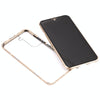 For Samsung Galaxy S22 5G Anti-peeping Magnetic Double-sided Tempered Glass Phone Case(Gold)