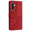 For Samsung Galaxy A26 5G Skin Feel Splicing Leather Phone Case(Red)