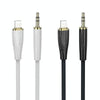 Borofone BL23 3.5mm to 8 Pin Refinado AUX Audio Cable, Length:1m(Black)