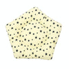 Canvas Pet Tent Bed, Medium (50x50x60cm), Beige/Navy Star, Cat/Dog