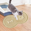 PVC Cat Litter Mat, Beige, Anti-Skid, 26x45cm