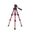 JMARY KP-2203 Portable Aluminum Alloy Telescopic SLR Camera Phone Photography Tripod(Red)