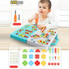 Children Screw-Tightening Electric Drill Toy Manual Assembly Toolbox, Style: 2D Plane + Manual Drill (188 PCS)