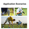 WOW WOW Golf Clubs Anti-Slip Rubber Grips Pole Protective Cover, Color: Gray Half Cotton Yarn