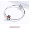925 Sterling Silver Coffee Cup Beaded DIY Bracelet Accessories