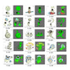 20 PCS Children Waterproof Space Luminous Tattoo Stickers(Ci-114)