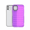 For iPhone 11 High Transparency TPU Hybrid PC Airbag Phone Case(Transparent Purple)