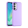 For Samsung Galaxy A16 5G Frosted Translucent TPU Hybrid PC Full Coverage Phone Case(Dark Purple)