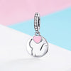 S925 Sterling Silver Cat Pendant DIY Bracelet Necklace Accessories, Style:Pendent