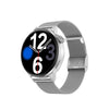 DT4 1.36 inch Steel Watchband Color Screen Smart Watch(Silver)