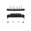 M6 RV Yacht High Current 6-column 250A Base Busbar, Color: Black