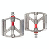 PROMEND PD-M88 1 Pair Mountain Bicycle Aluminum Alloy 3-Bearings Pedals (Titanium Color)